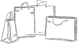 Shopping bag icons